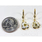 Orocal Gold Quartz Earrings Lever Backs ESC115XSQ/LB-Destination Gold Detectors