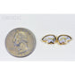 Orocal Gold Quartz Earrings Post Backs EBR1SHQ-Destination Gold Detectors