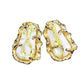 Orocal Gold Quartz Earrings Post Backs EFFQ5-Destination Gold Detectors