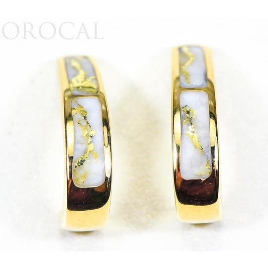 Orocal Gold Quartz Earrings Post Backs EH36Q-Destination Gold Detectors