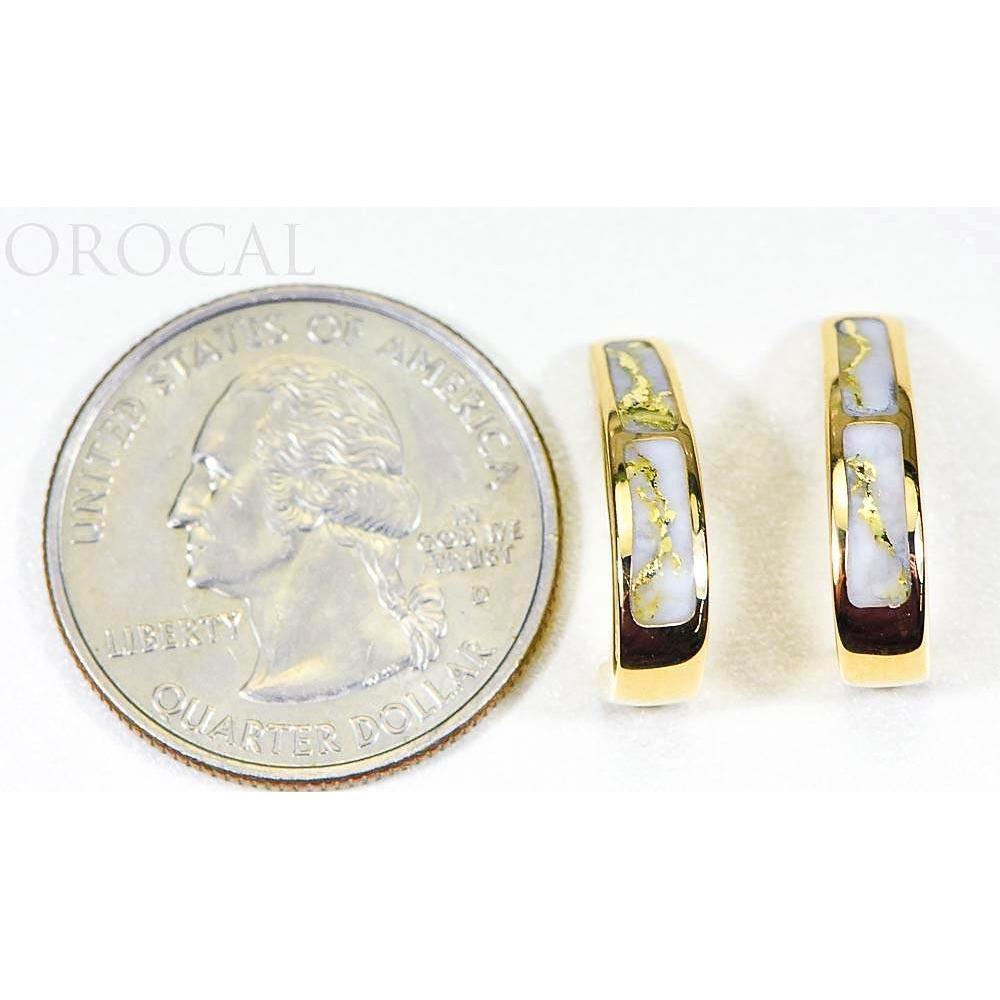 Orocal Gold Quartz Earrings Post Backs EH36Q-Destination Gold Detectors
