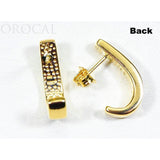 Orocal Gold Quartz Earrings Post Backs EH36Q-Destination Gold Detectors