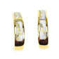 Orocal Gold Quartz Earrings Post Backs EH36Q-Destination Gold Detectors
