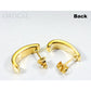 Orocal Gold Quartz Earrings Post Backs EH41NQ-Destination Gold Detectors