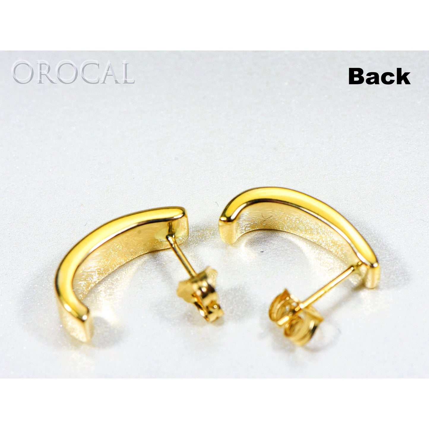 Orocal Gold Quartz Earrings Post Backs EH41NQ-Destination Gold Detectors