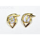 Orocal Gold Quartz Earrings Post Backs EJ36Q-Destination Gold Detectors