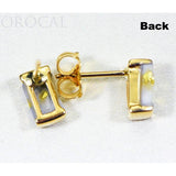 Orocal Gold Quartz Earrings Post Backs EJ37Q-Destination Gold Detectors