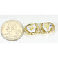 Orocal Gold Quartz Earrings Post Backs EN1134DQ-Destination Gold Detectors