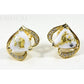 Orocal Gold Quartz Earrings Post Backs EN1134DQ-Destination Gold Detectors