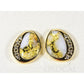 Orocal Gold Quartz Earrings Post Backs with Diamonds ESC106DQ-Destination Gold Detectors