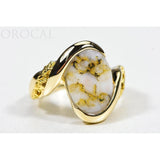 Orocal Gold Quartz Ladies Ring - RL1002NQ-Destination Gold Detectors