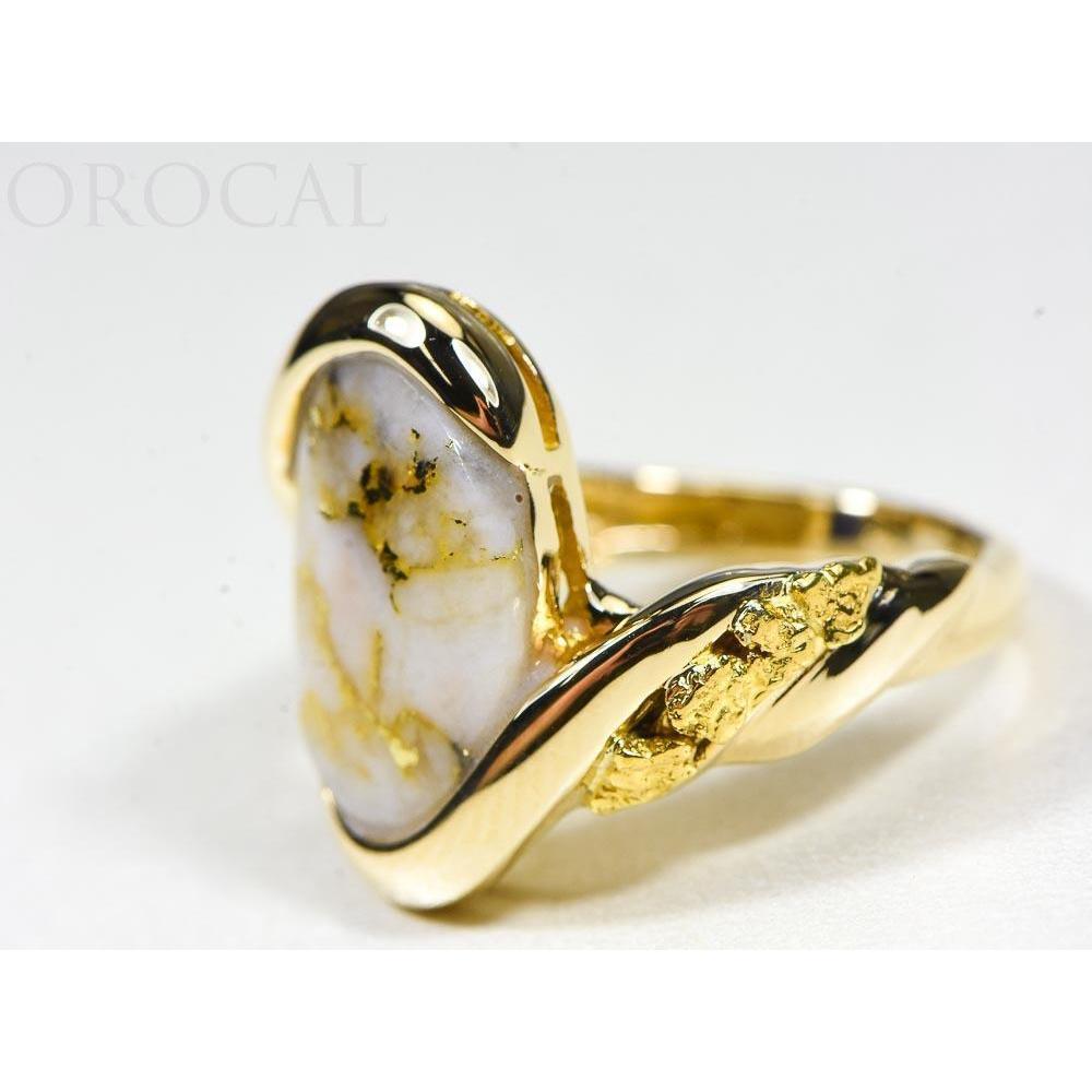 Orocal Gold Quartz Ladies Ring RL1002NQ-Destination Gold Detectors
