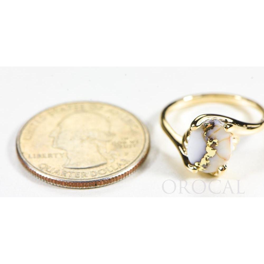 Orocal Gold Quartz Ladies Ring RL1010Q-Destination Gold Detectors