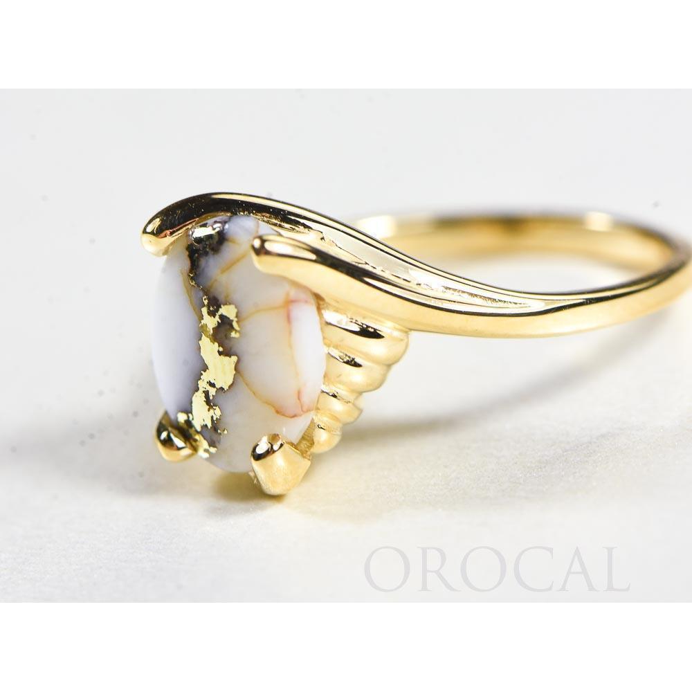 Orocal Gold Quartz Ladies Ring RL1010Q-Destination Gold Detectors