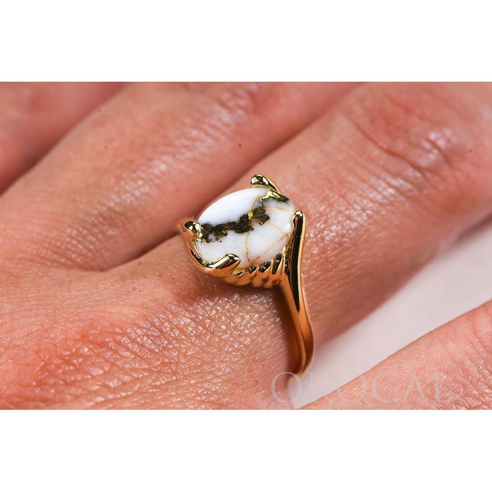 Orocal Gold Quartz Ladies Ring RL1010Q-Destination Gold Detectors
