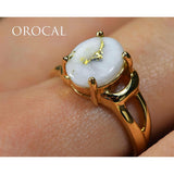 Orocal Gold Quartz Ladies Ring RL1023Q-Destination Gold Detectors