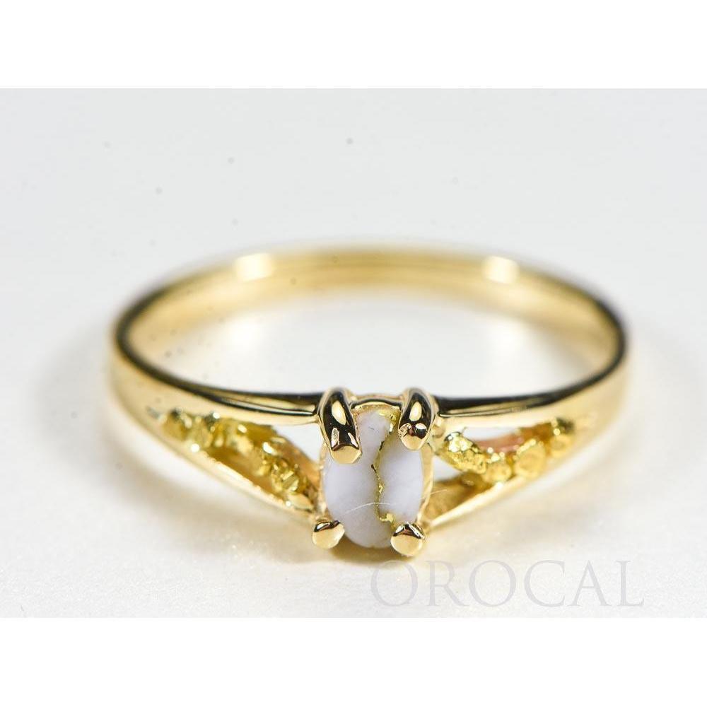 Orocal Gold Quartz Ladies Ring RL1024Q-Destination Gold Detectors