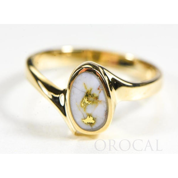 Orocal Gold Quartz Ladies Ring RL1027Q-Destination Gold Detectors