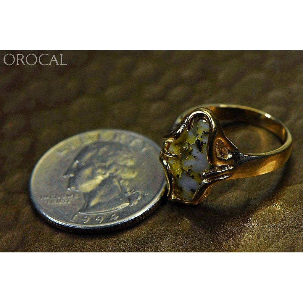 Orocal Gold Quartz Ladies Ring RL1031Q-Destination Gold Detectors