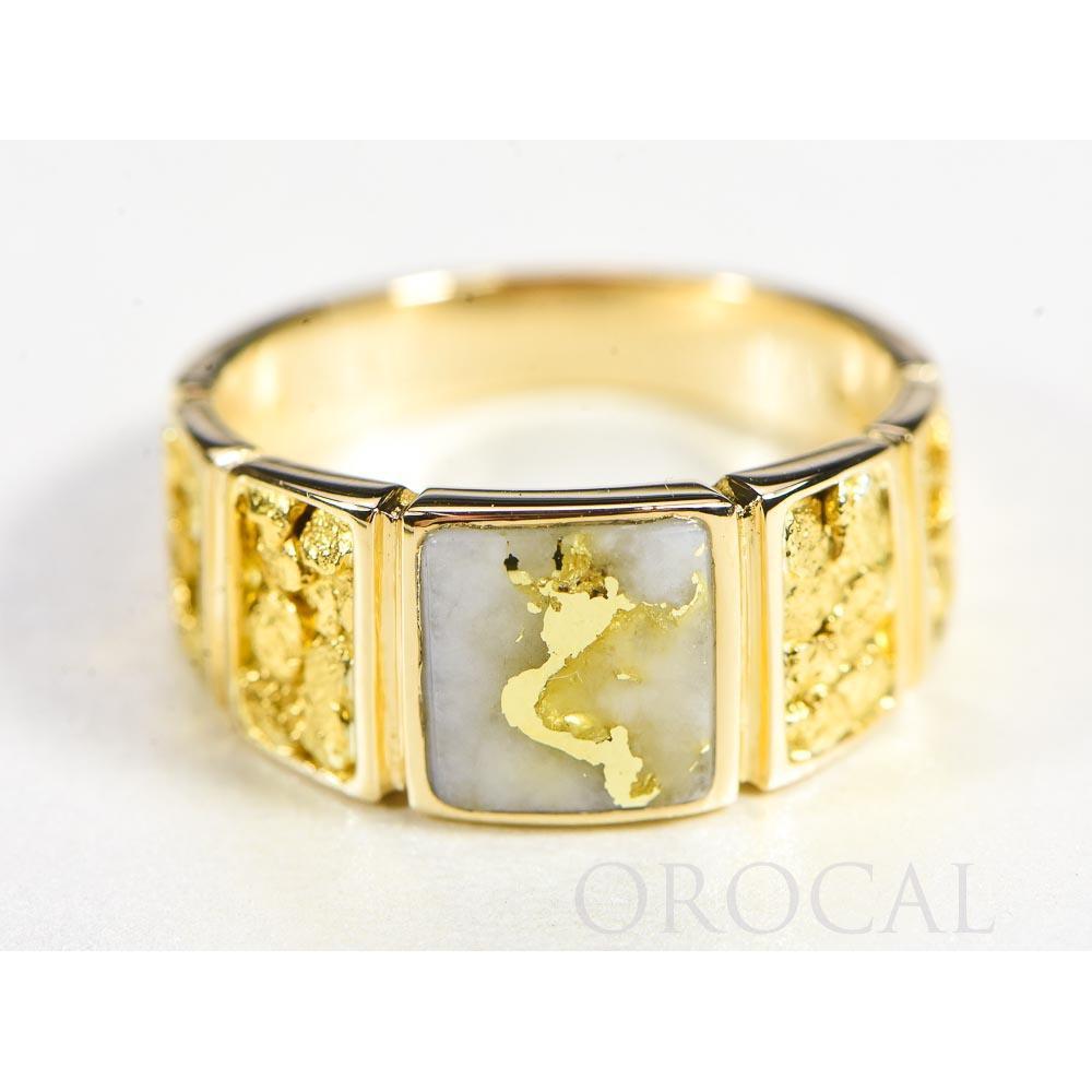 Orocal Gold Quartz Ladies Ring RL1046NQ-Destination Gold Detectors