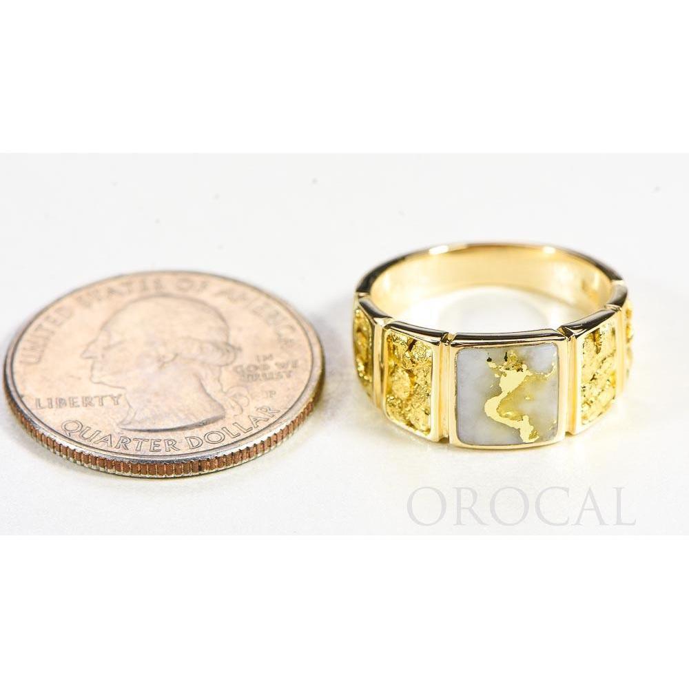 Orocal Gold Quartz Ladies Ring RL1046NQ-Destination Gold Detectors