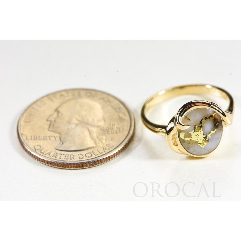 Orocal Gold Quartz Ladies Ring RL1048Q-Destination Gold Detectors
