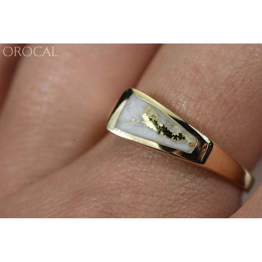 Orocal Gold Quartz Ladies Ring RL1074Q-Destination Gold Detectors