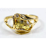 Orocal Gold Quartz Ladies Ring - RL1079DQ-Destination Gold Detectors