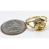 Orocal Gold Quartz Ladies Ring - RL1079DQ-Destination Gold Detectors