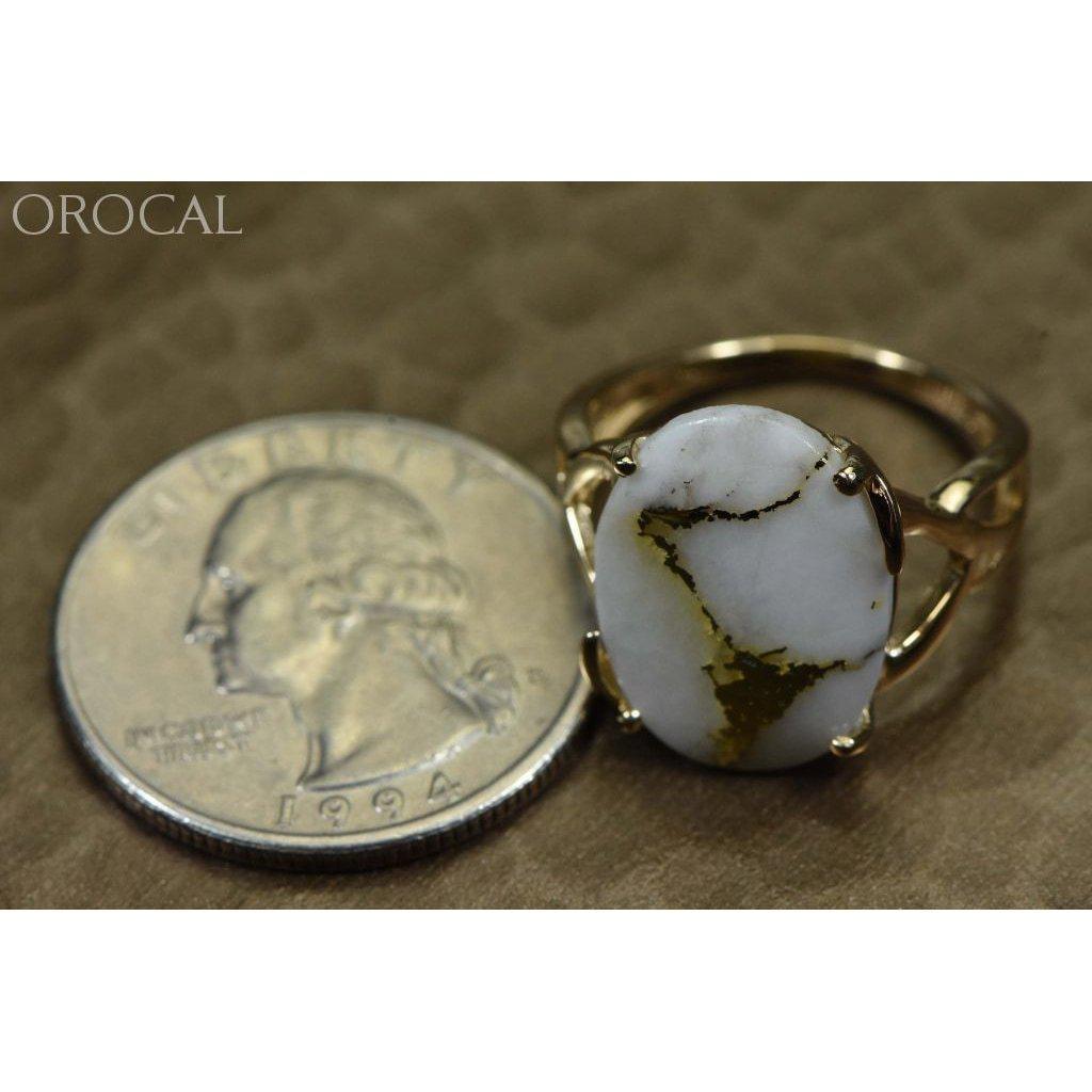 Orocal Gold Quartz Ladies Ring RL1106Q-Destination Gold Detectors