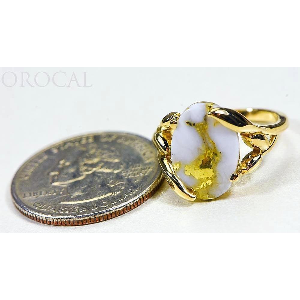 Orocal Gold Quartz Ladies Ring RL1136Q-Destination Gold Detectors