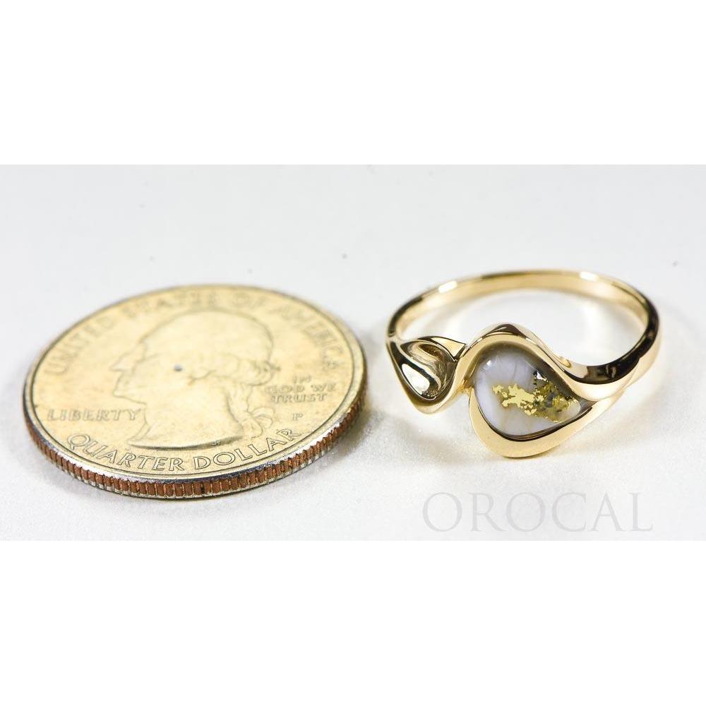 Orocal Gold Quartz Ladies Ring RL509Q-Destination Gold Detectors