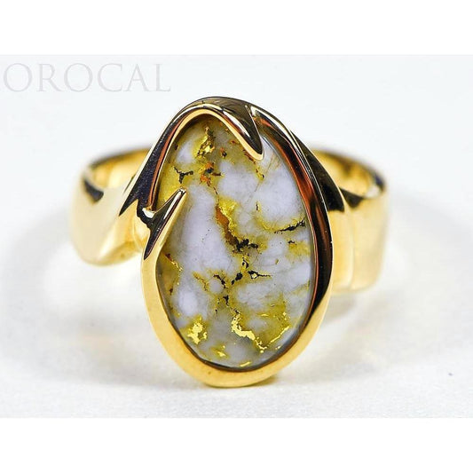 Orocal Gold Quartz Ladies Ring RL517Q-Destination Gold Detectors
