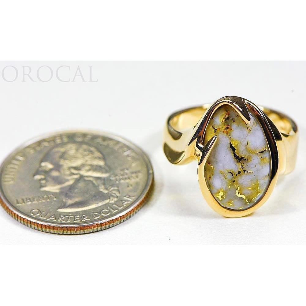 Orocal Gold Quartz Ladies Ring RL517Q-Destination Gold Detectors
