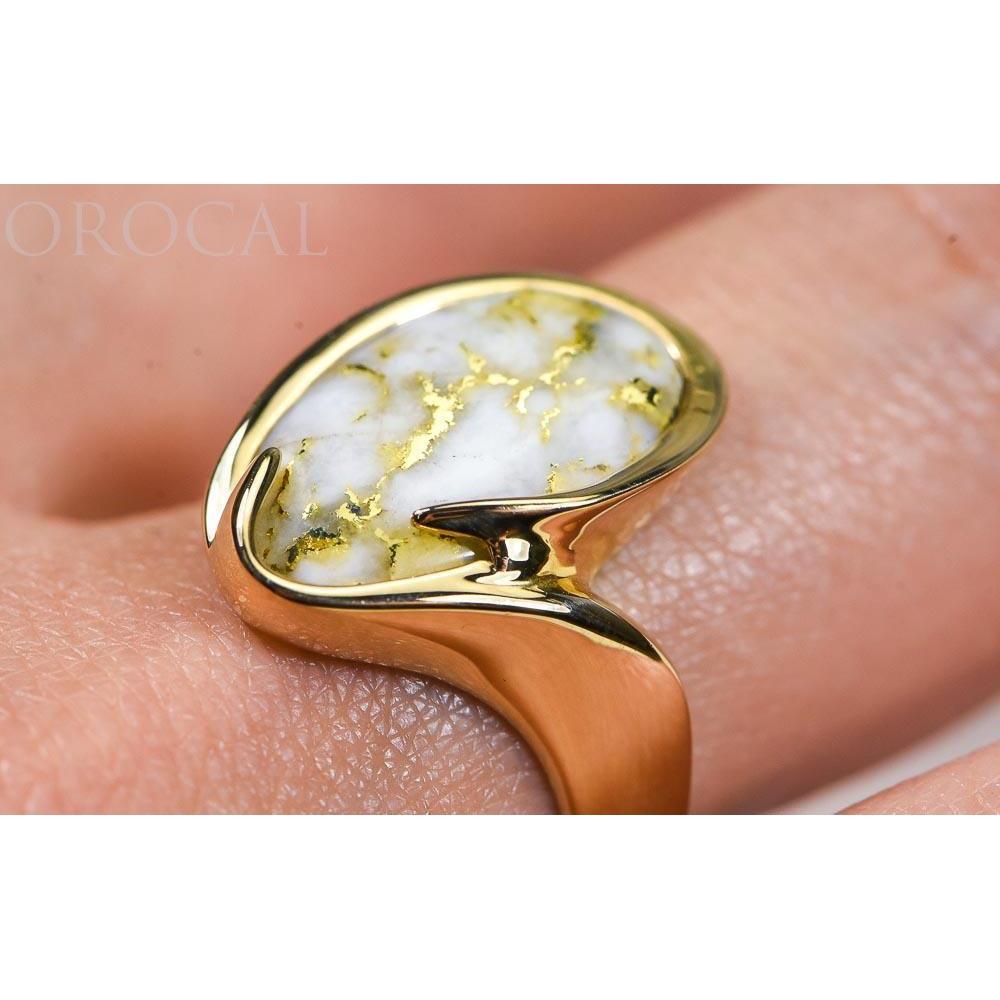 Orocal Gold Quartz Ladies Ring RL517Q-Destination Gold Detectors