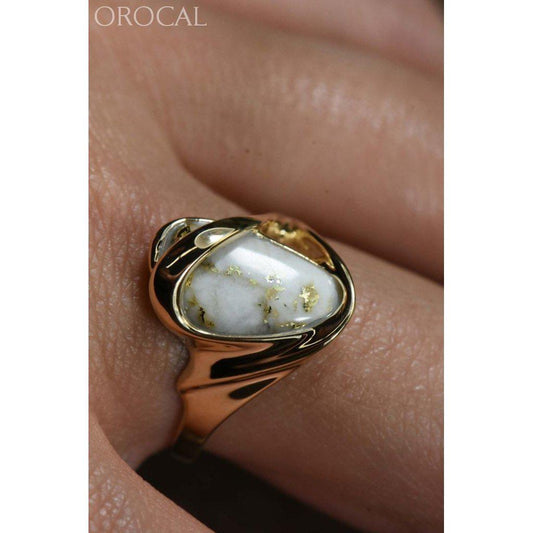 Orocal Gold Quartz Ladies Ring RL549Q-Destination Gold Detectors