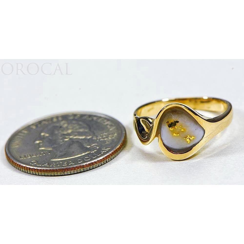 Orocal Gold Quartz Ladies Ring RL560Q-Destination Gold Detectors