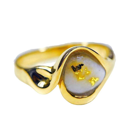 Orocal Gold Quartz Ladies Ring RL560Q-Destination Gold Detectors