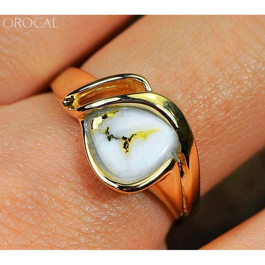 Orocal Gold Quartz Ladies Ring RL587Q-Destination Gold Detectors
