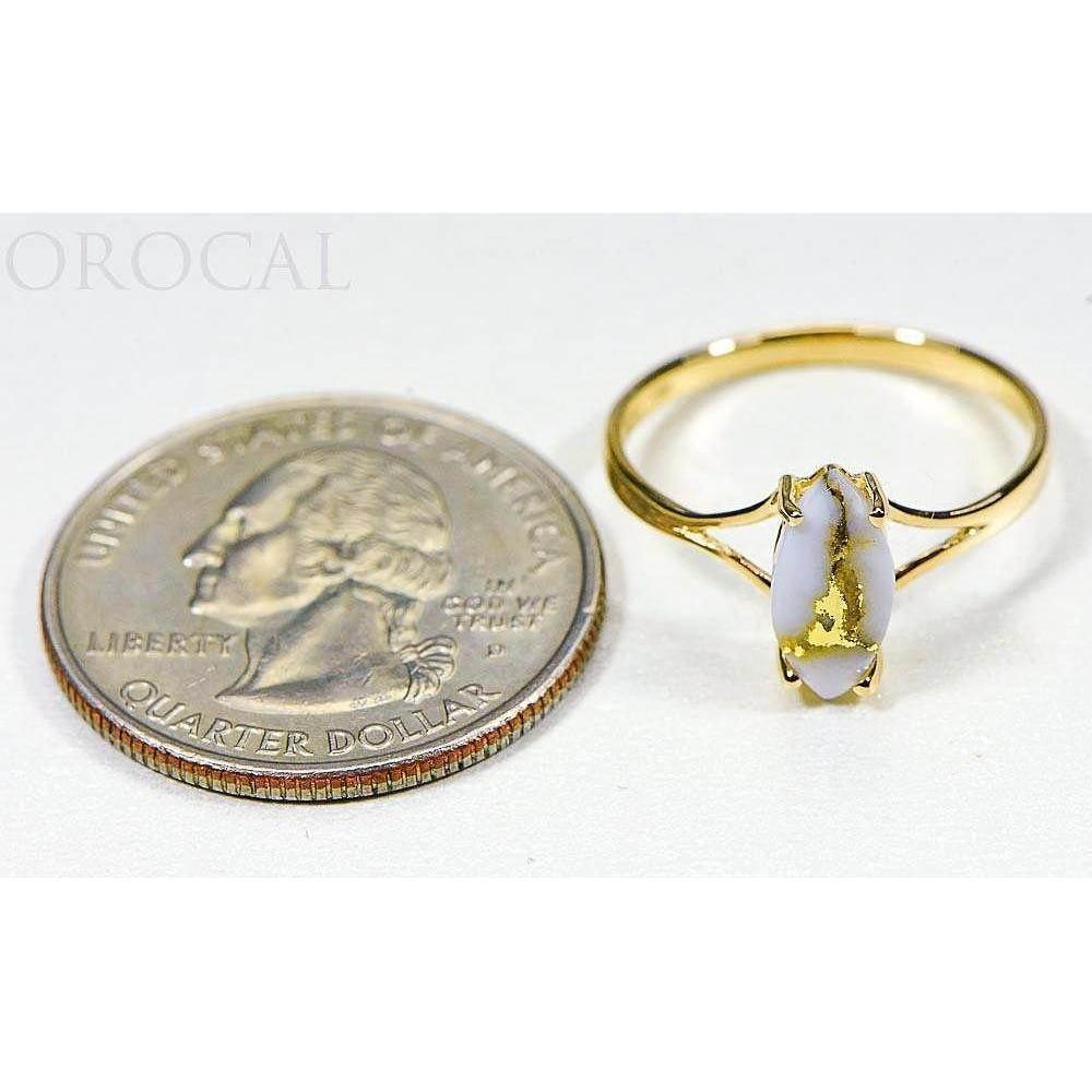 Orocal Gold Quartz Ladies Ring RL645Q-Destination Gold Detectors