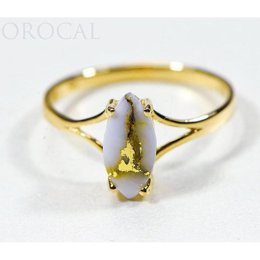 Orocal Gold Quartz Ladies Ring RL645Q-Destination Gold Detectors