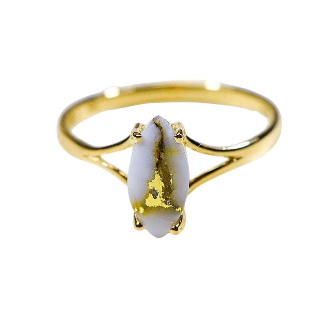 Orocal Gold Quartz Ladies Ring RL645Q-Destination Gold Detectors