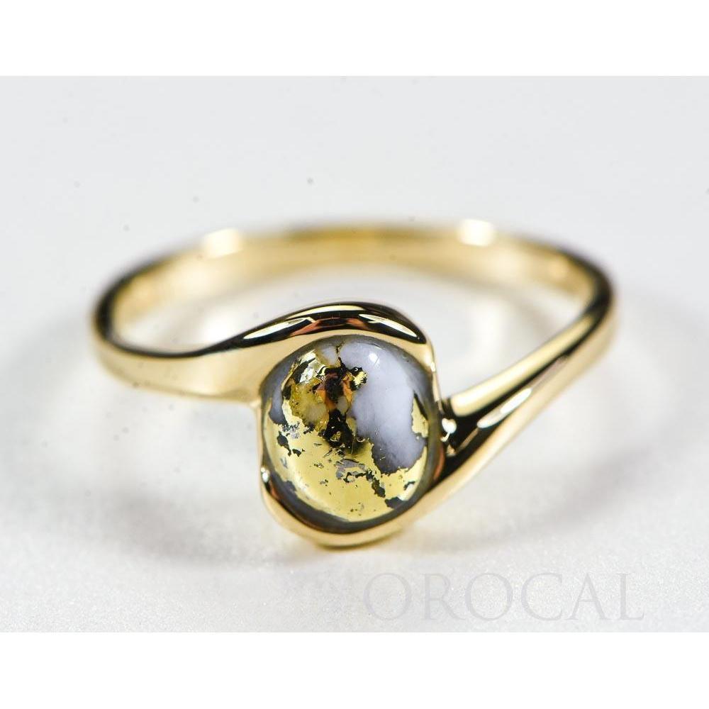 Orocal Gold Quartz Ladies Ring RL649Q-Destination Gold Detectors