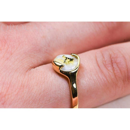 Orocal Gold Quartz Ladies Ring RL650Q-Destination Gold Detectors