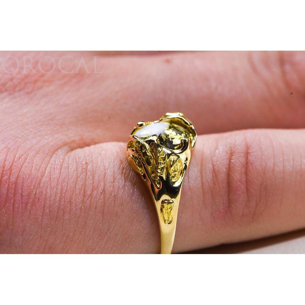 Orocal Gold Quartz Ladies Ring RL659Q-Destination Gold Detectors