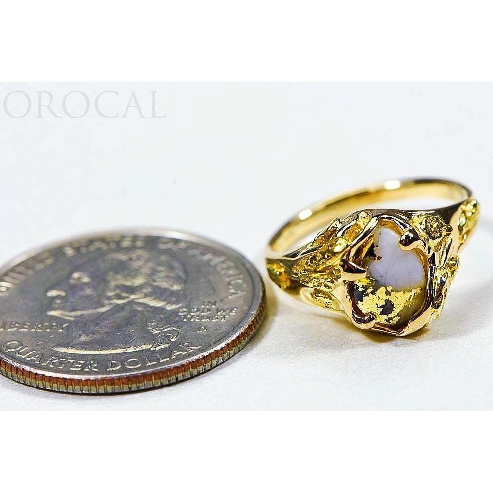 Orocal Gold Quartz Ladies Ring RL659Q-Destination Gold Detectors