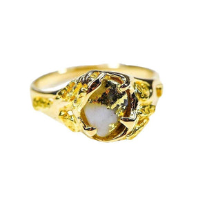 Orocal Gold Quartz Ladies Ring - RL659Q-Destination Gold Detectors