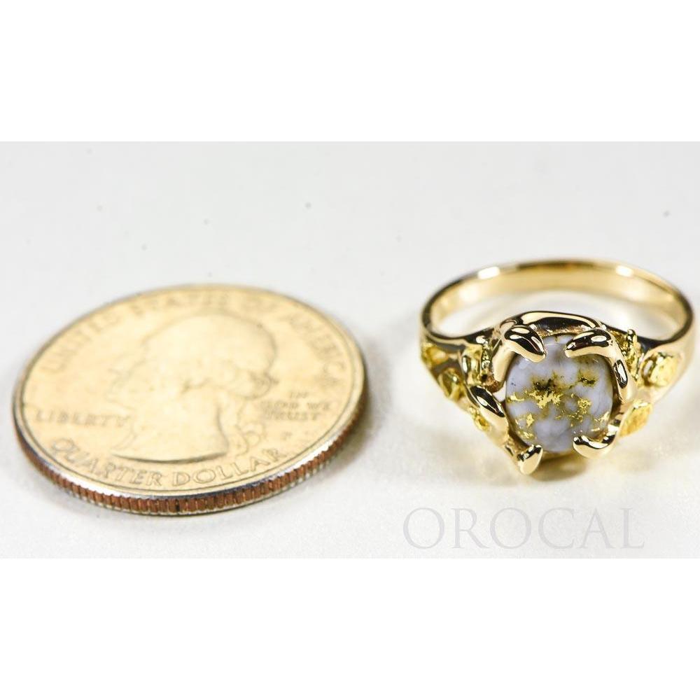 Orocal Gold Quartz Ladies Ring RL660Q-Destination Gold Detectors