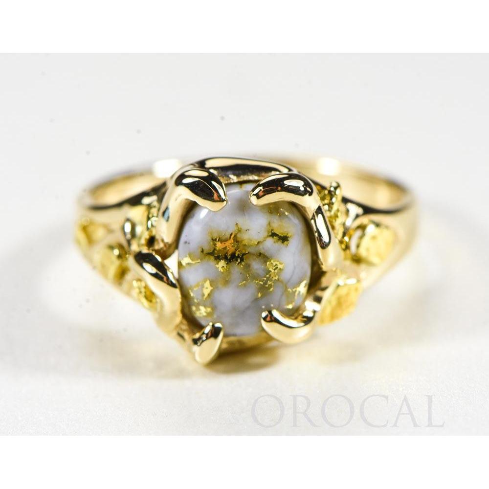 Orocal Gold Quartz Ladies Ring RL660Q-Destination Gold Detectors