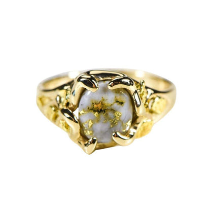 Orocal Gold Quartz Ladies Ring RL660Q-Destination Gold Detectors